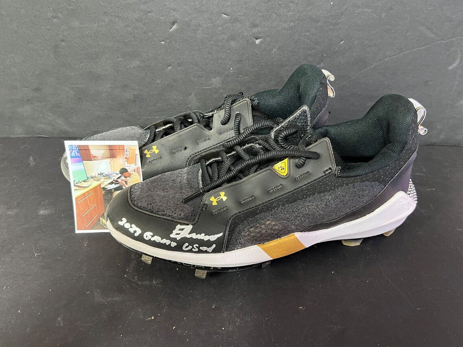 Edgar Quero Chicago White Sox Auto Signed 2023 Game Used Cleats .