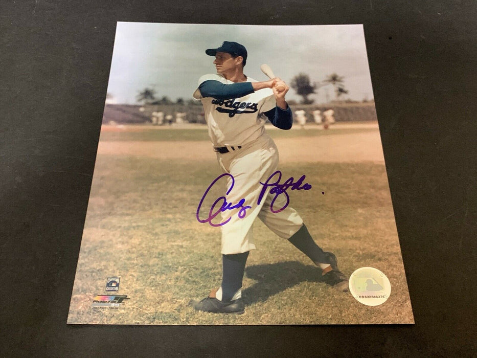Andy Pafko Brooklyn Dodgers Autographed Signed 8x10 Photo