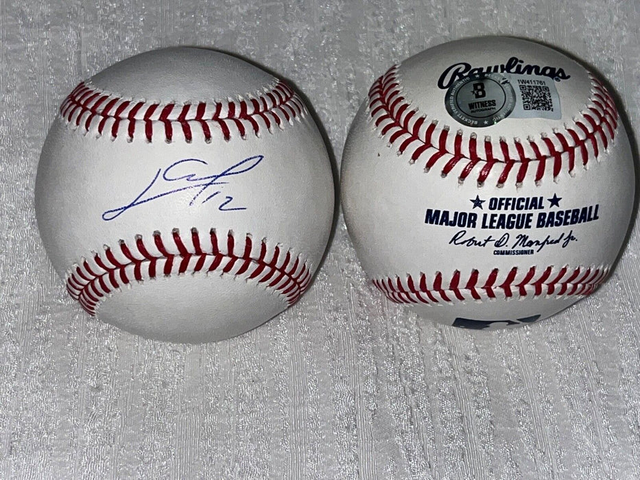 Lourdes Gurriel Diamondbacks Auto Signed MLB Baseball Beckett WITNESS Hologram