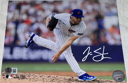 Justin Steele Chicago Cubs Auto Signed 8x10 Photo Beckett WITNESS Hologram /.