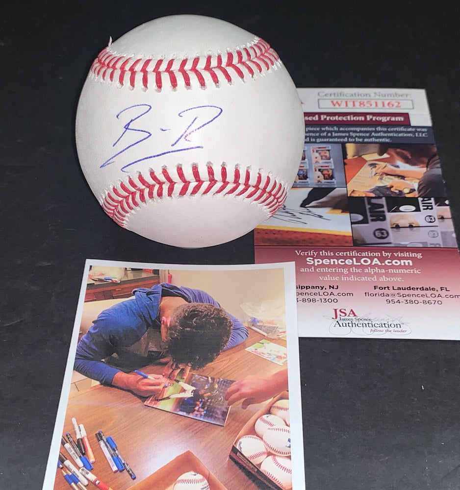 Brayan Rocchio Cleveland Indians Auto Signed MLB Baseball JSA COA