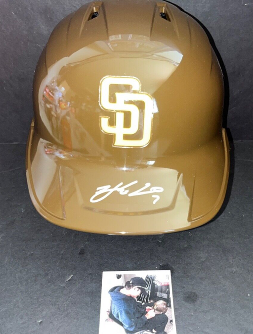Ha-Seong Kim San Diego Padres Auto Signed Full Size Helmet Beckett Holo