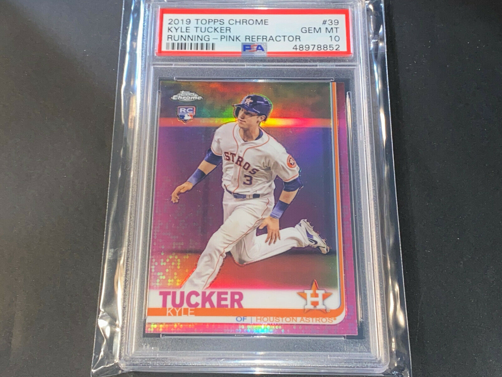 Kyle Tucker Houston Astros 2019 Topps Rookie Card PSA 10 Mint PINK REF —  SidsGraphs