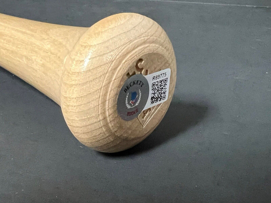 Andy Pages Los Angeles Dodgers Auto Signed Rawlings Blonde Bat Beckett Hologram