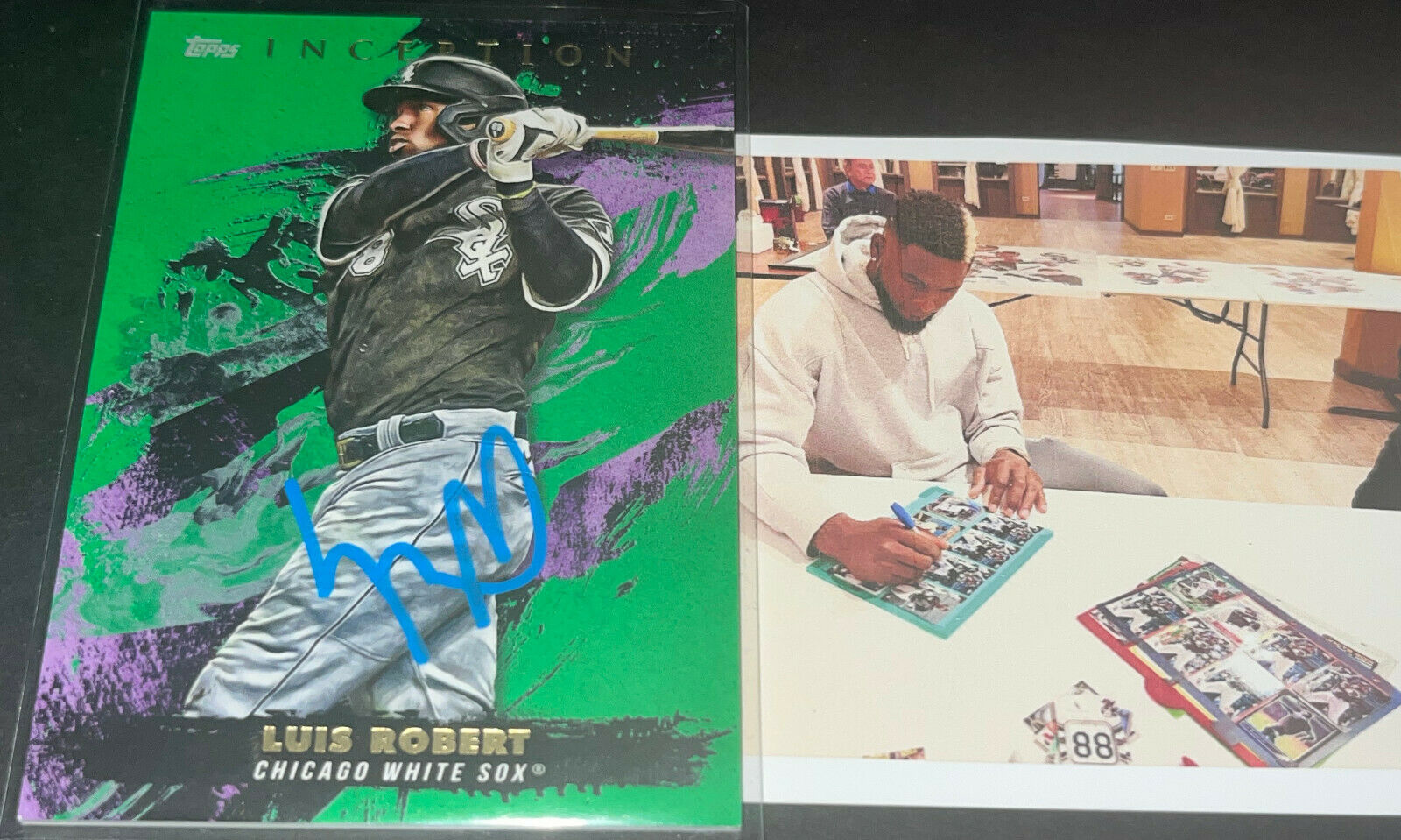 Luis Robert Chicago White Sox Auto Signed 2021 Topps Inception ~