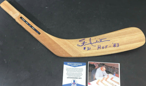 Stan Mikita Chicago Blackhawks Autographed Signed Stick Blade BECKETT COA