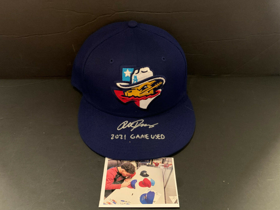 Alek Thomas Diamondbacks Autographed Signed 2021 Game Used Hat Cap -