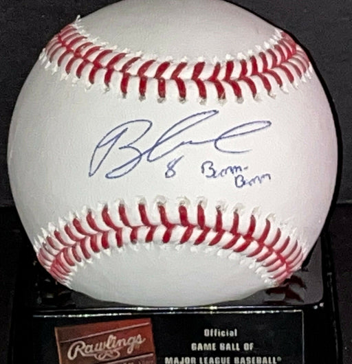 Brandon Lowe Tampa Bay Rays Autographed Signed Baseball Beckett COA BAMM BAMM
