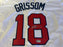 Vaughn Grissom Atlanta Braves Auto Signed Jersey Custom Beckett Hologram .