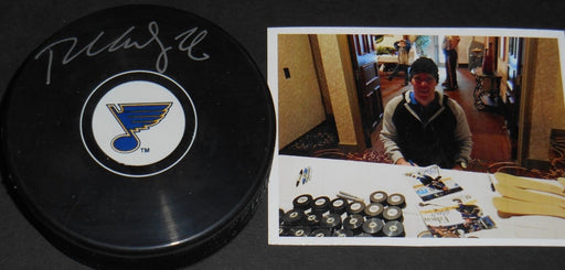 Paul Stastny St Louis Blues Autographed Signed Hockey Puck  A