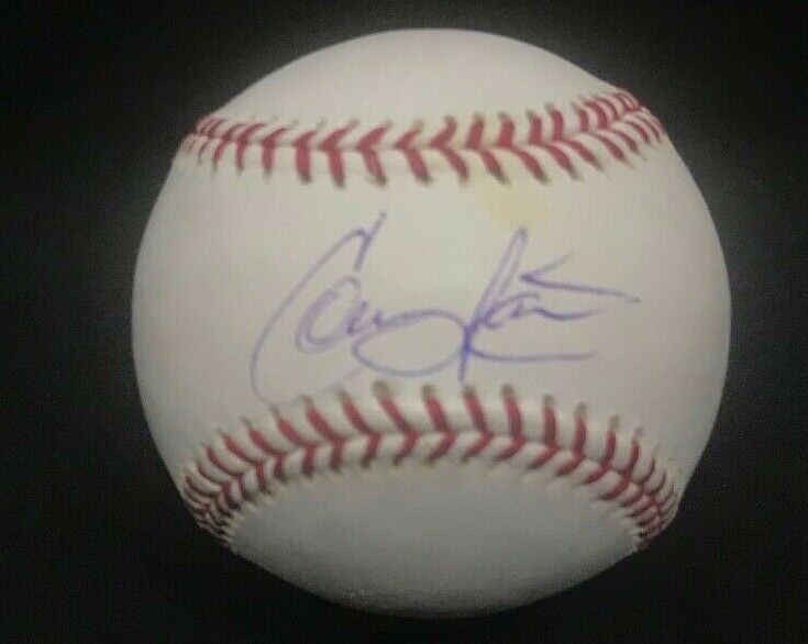 Colby Rasmus Cardinals Astros Blue Jays Autographed Signed Baseball IMPERFECT