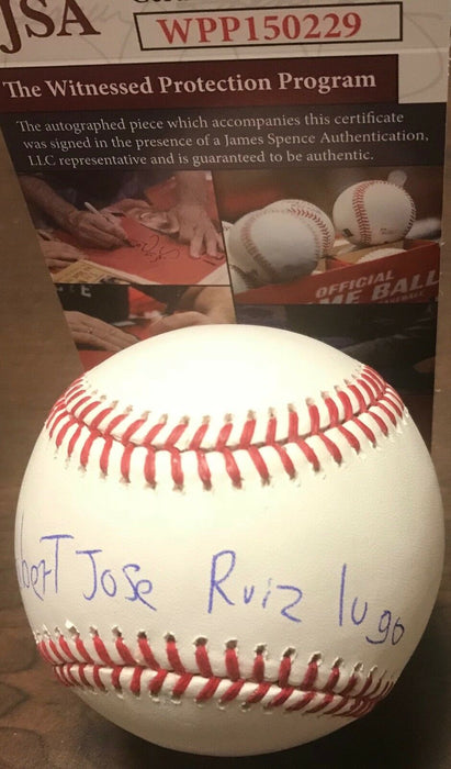 Keibert Ruiz Dodgers FULL NAME Autographed Signed Baseball JSA WITNESS COA