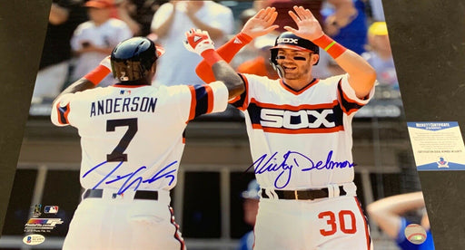 Nicky Delmonico Chicago White Sox Autographed Signed 16x20 Tim Anderson .