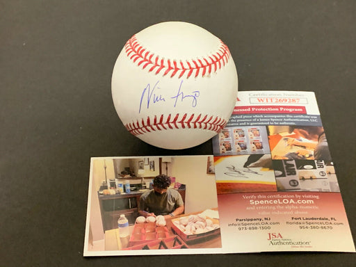 Nick Gonzales Pittsburgh Pirates Autographed Signed Baseball JSA WITNESS COA