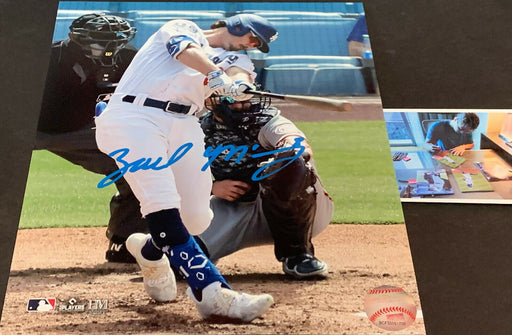Zach McKinstry Los Angeles Dodgers Auto Signed 8x10 2nd MLB Home Run .