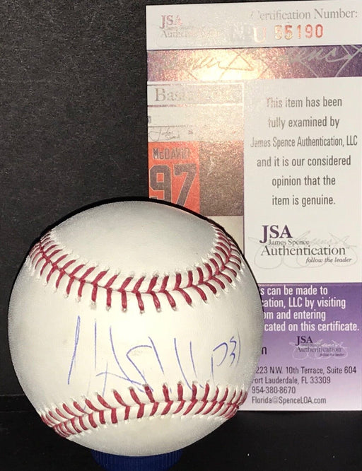Welington Castillo White Sox Autographed Signed Major League Baseball JSA COA 1