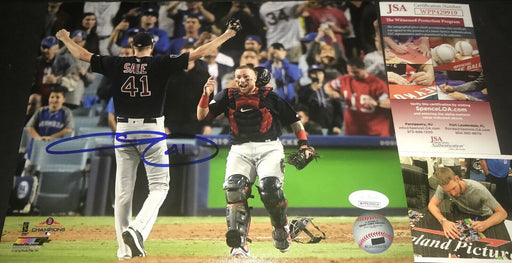 Chris Sale Red Sox Autographed Signed 8x10 JSA WITNESS COA World Series Champs 3