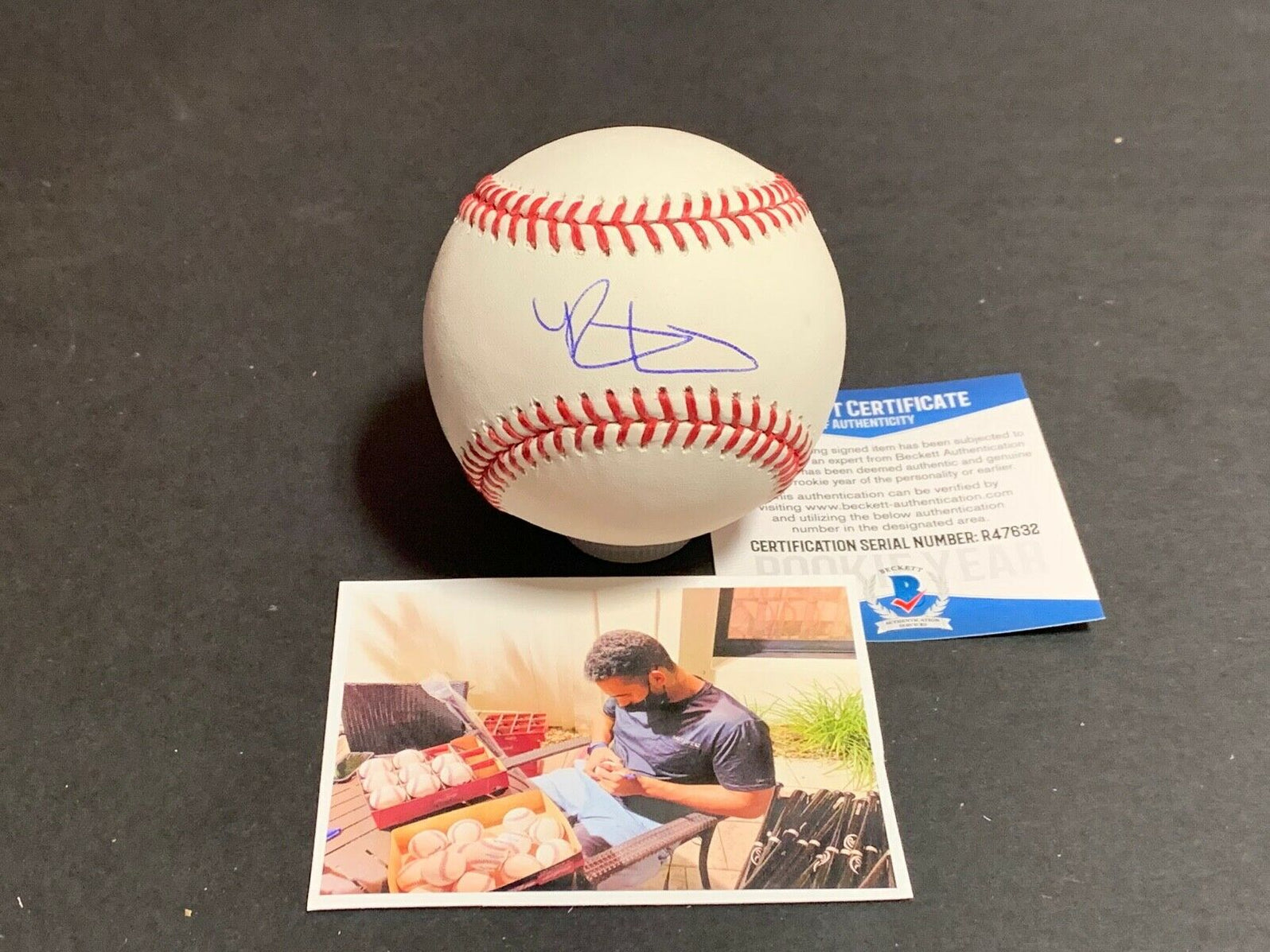 Riley Greene Detroit Tigers Auto Signed MLB Baseball Beckett ROOKIE CO ...