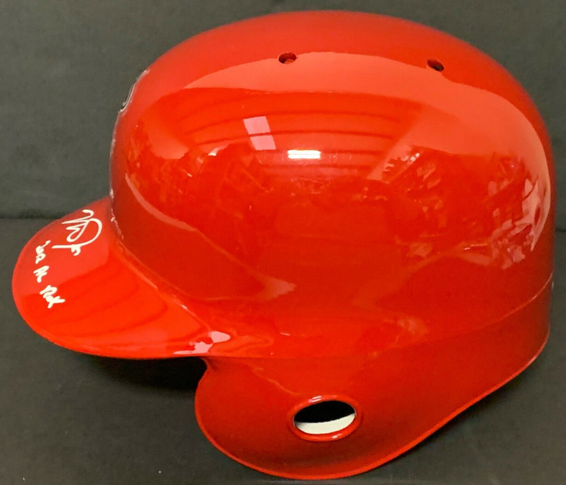Mike Trout Signed Auto Angels Fulls Size Helmet 2012 AL ROY MLB Holo VS 547126 .