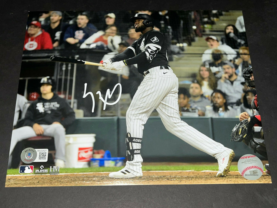 Luis Robert White Sox Autographed Signed 8x10 Photo Beckett WITNESS COA