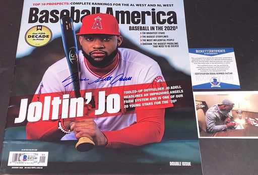 Jo Adell Los Angeles Angels Autographs Signed Baseball America FULL NAME