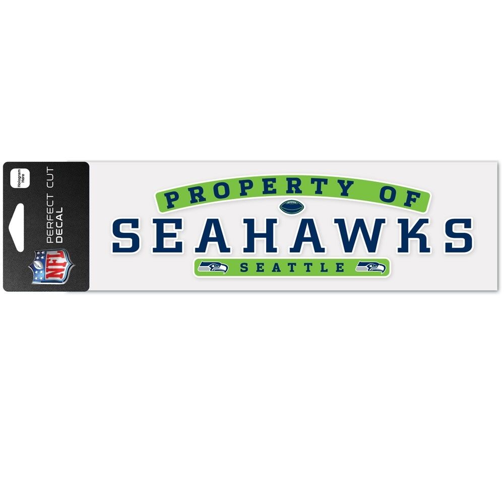 Seattle Seahawks Official 3"x10" Die Cut Decal