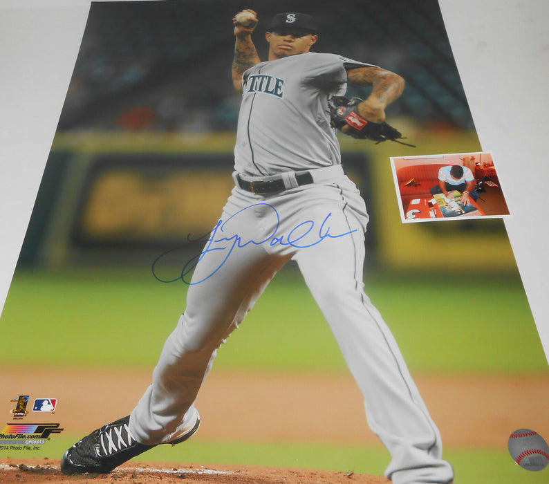 Taijuan Walker Seattle Mariners Autographed Signed 16x20 Vertical H