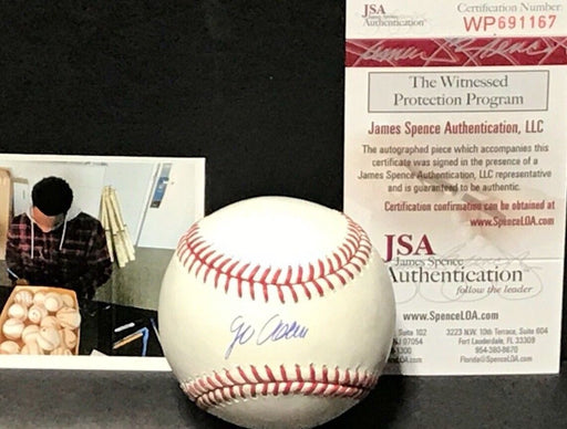 Jo Adell Los Angeles Angels Autographed Signed Baseball JSA WITNESS COA z