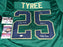 Chris Tyree Notre Dame Irish Auto Signed Green Jersey JSA COA God Country
