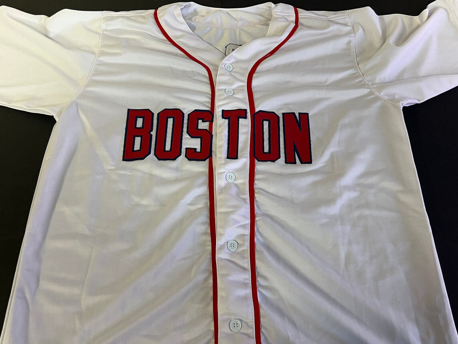 Jarren Duran Red Sox Auto Signed Jersey Custom Beckett ROOKIE Hologram White