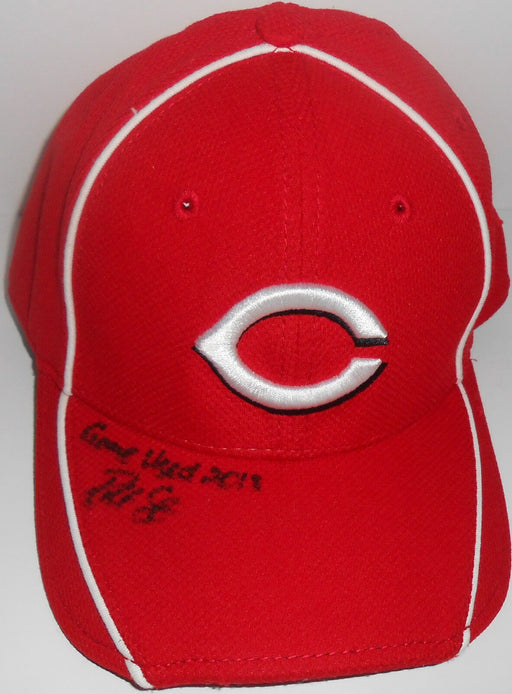 Robert Stephenson Cincinnati Reds SIGNED 2013 Game Used Hat
