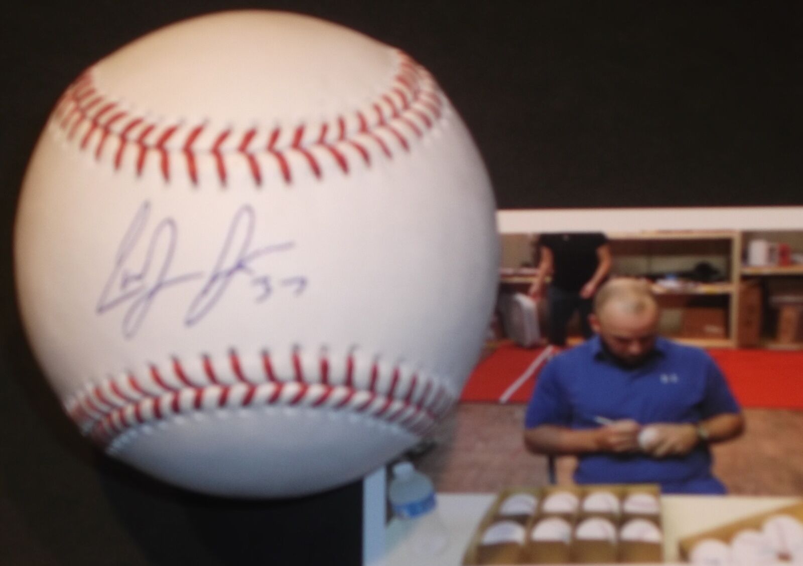 Cody Allen Cleveland Indians Autographed Signed Baseball w/PIC A