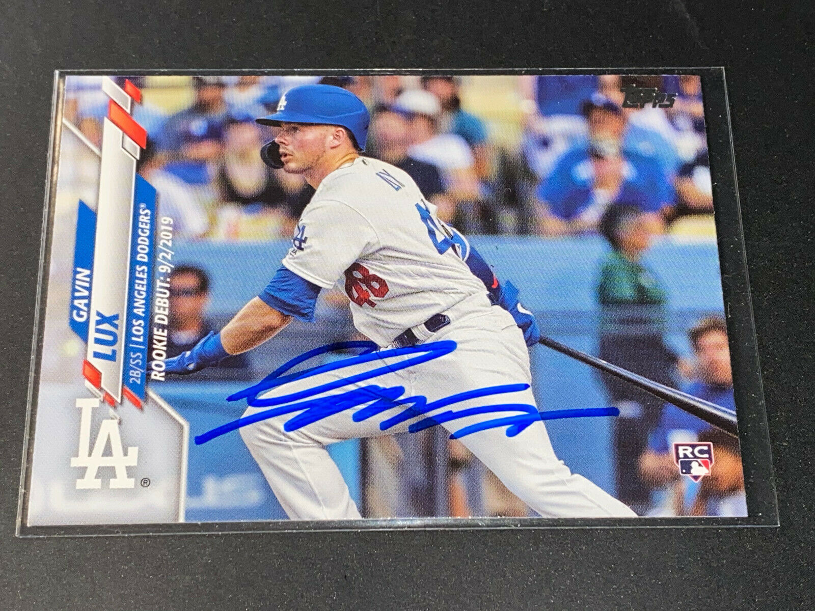 Gavin Lux Los Angeles Dodgers Autographed Signed 2020 Topps Update