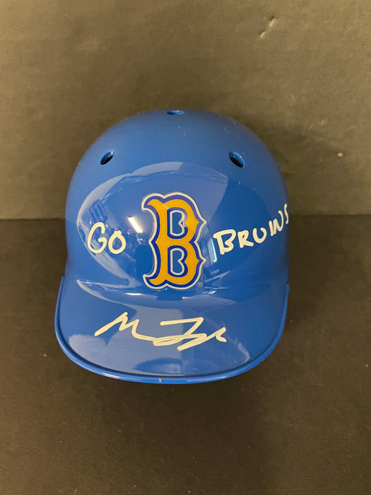 Michael Toglia UCLA Bruins Auto Signed Mini Helmet JSA WITNESS COA Rockies