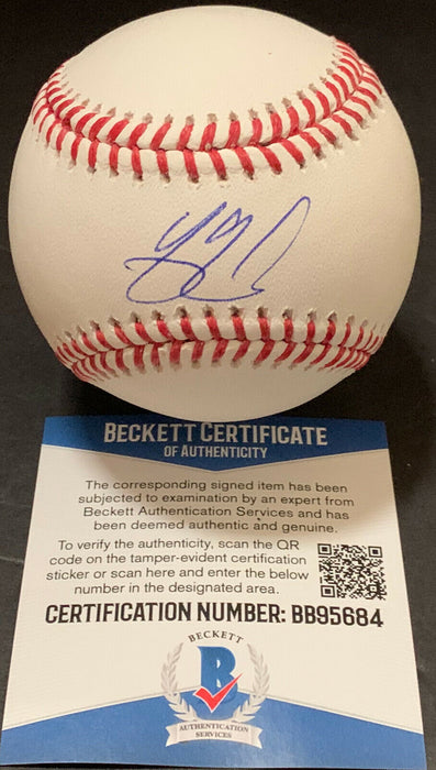 Yasmani Grandal White Sox Autographed Signed Baseball Beckett COA -