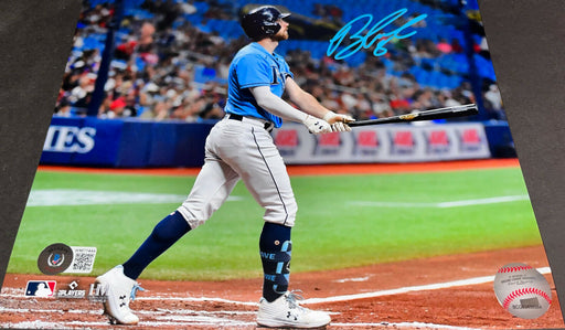 Brandon Lowe Tampa Rays Autographed Signed 8x10 Beckett Witness COA