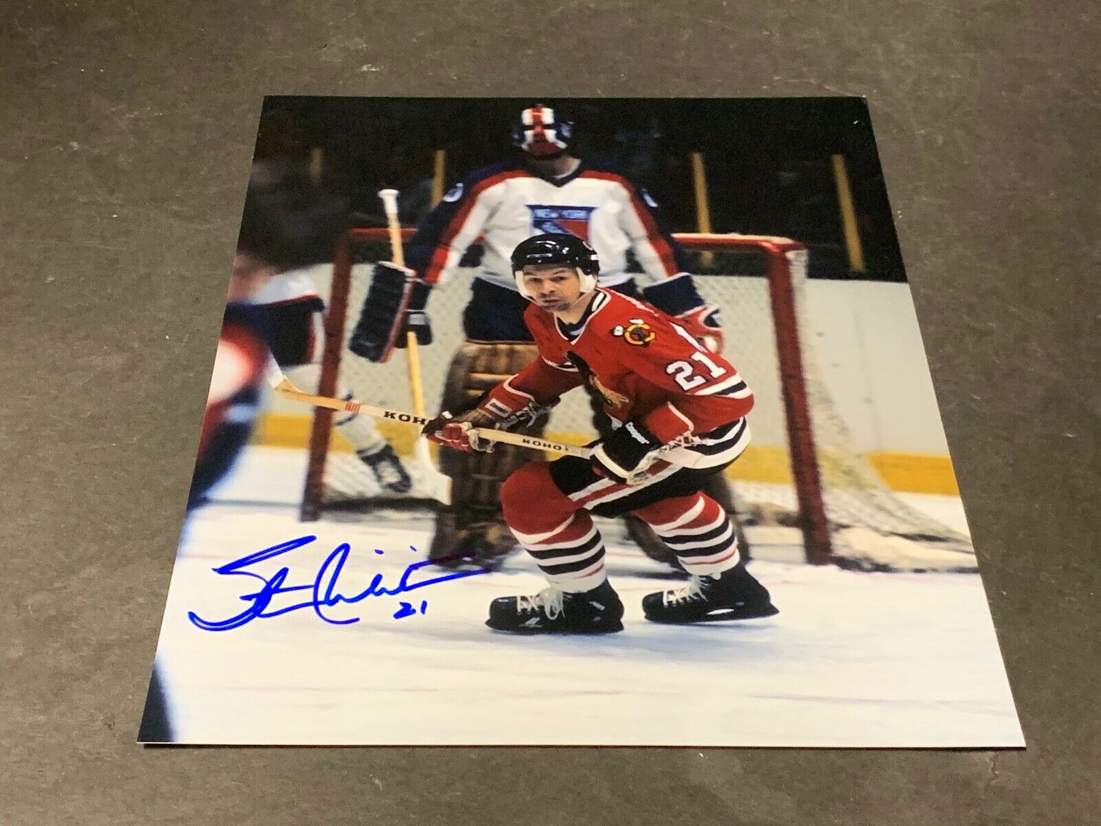 Stan Mikita Chicago Blackhawks Autographed Signed 8x10 a