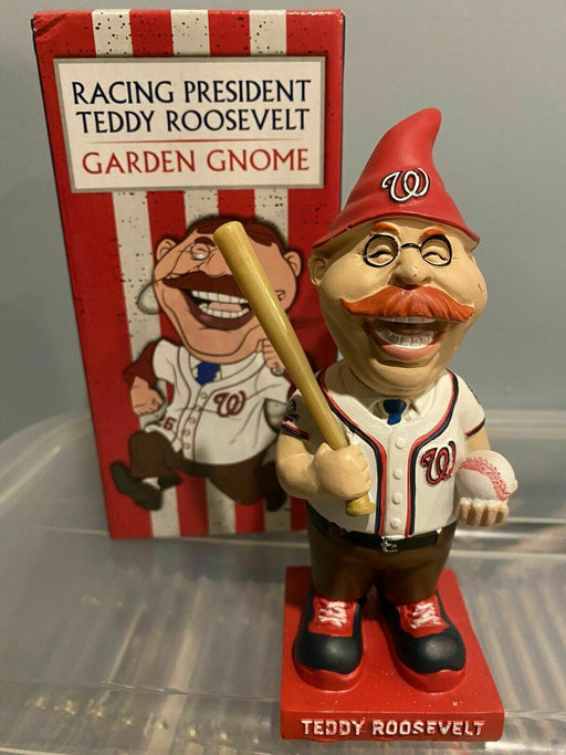 Teddy Roosevelt Garden Gnome 2018 "Racing President" (All Star Game Edition)
