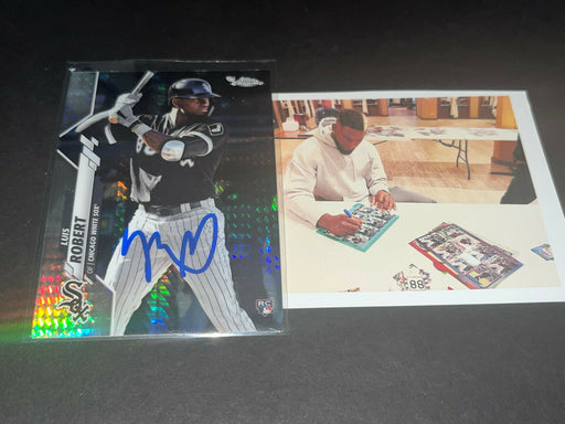 Luis Robert White Sox Auto Signed 2020 Topps Chrome Prism Rookie Card