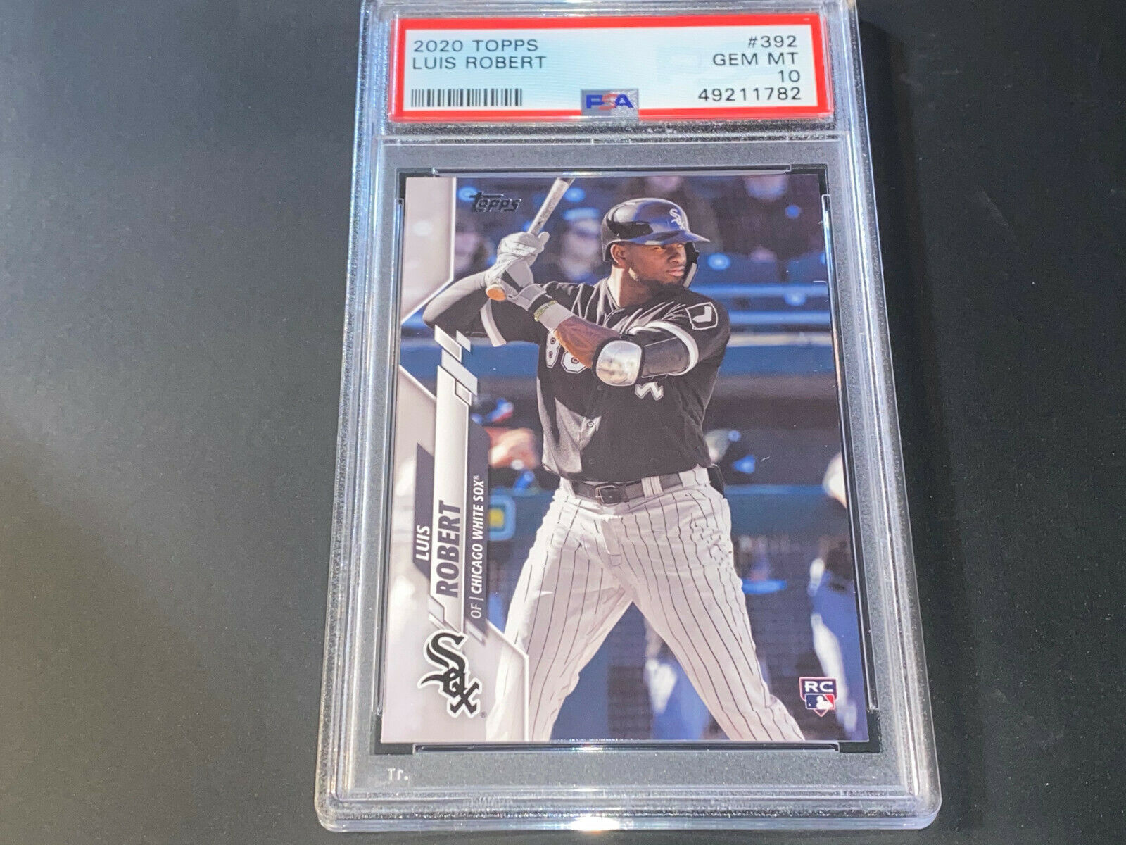 Luis Robert Chicago White Sox 2020 Topps Rookie Card PSA 10 Mint f