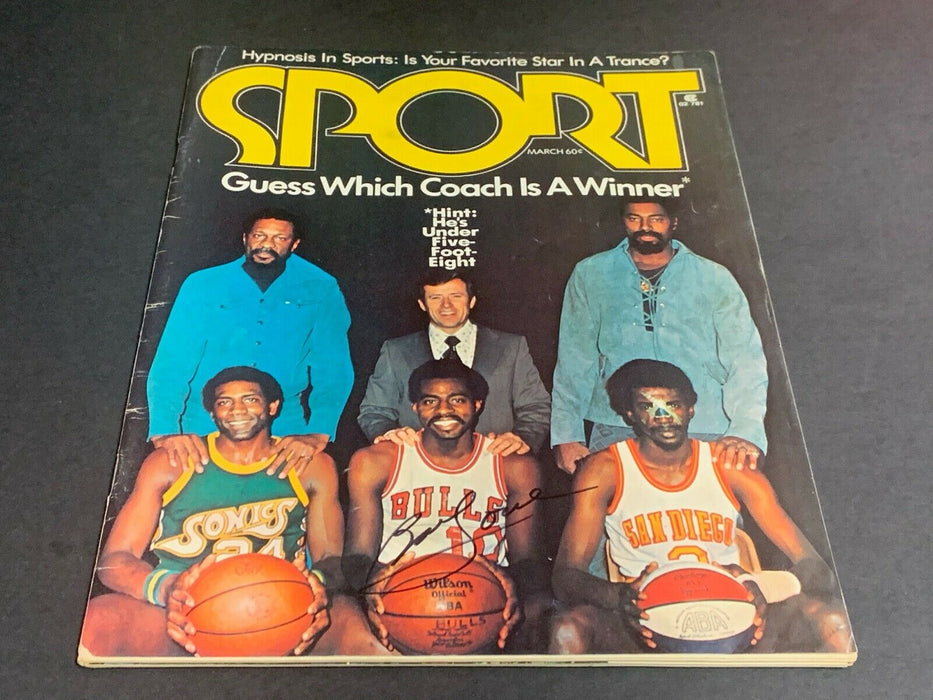 Bob Love Chicago Bulls Autographed Signed Sport Magazine Feb 1972