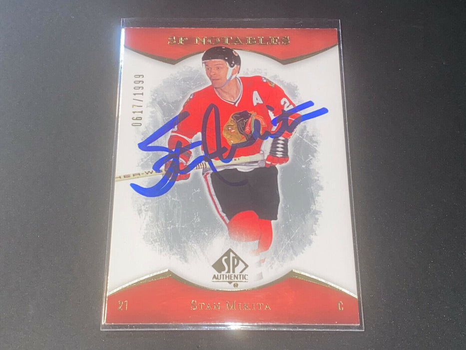 Stan Mikita Blackhawks Auto Signed Upper Deck 2007-08 SP Authentic