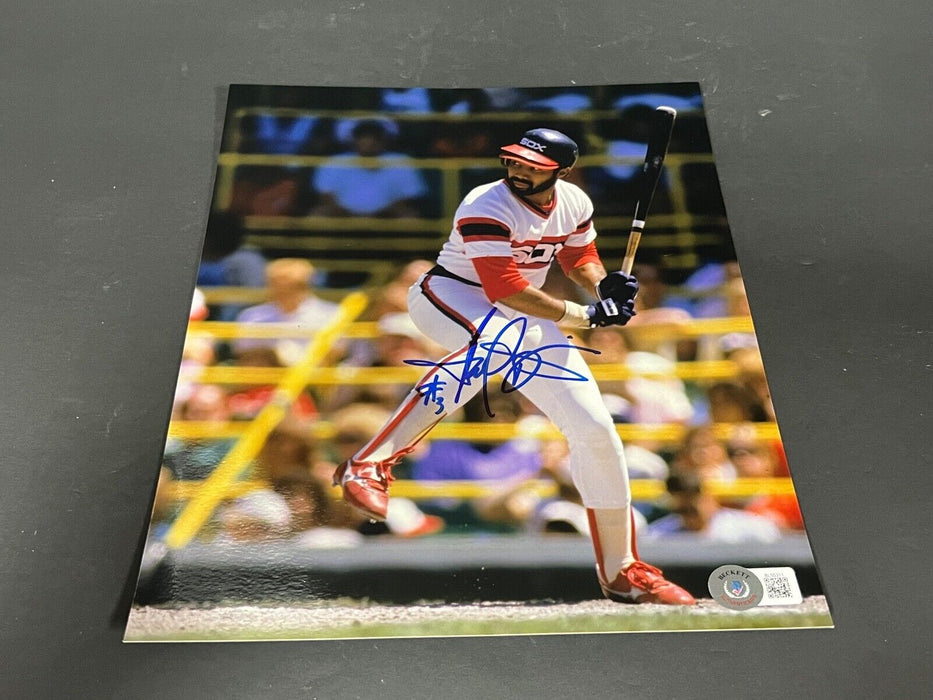 Harold Baines Chicago White Sox Autographed Signed 8x10 Beckett Hologram -