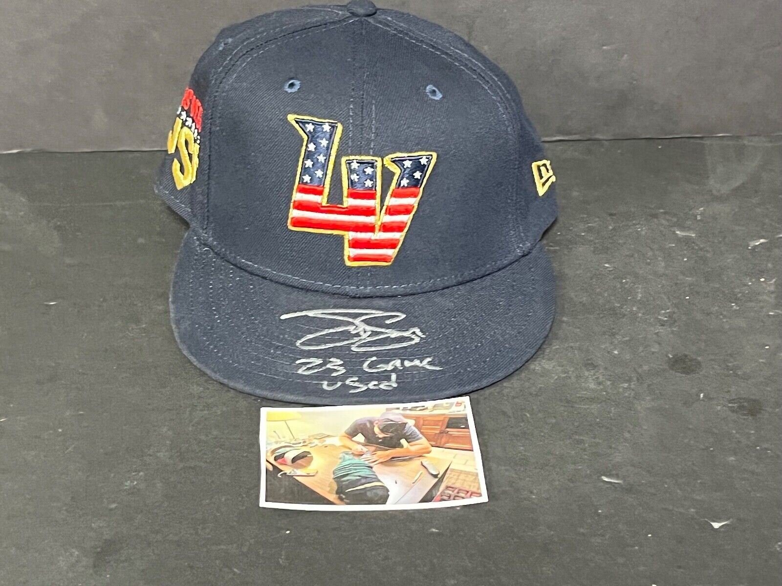 Tyler Soderstrom Auto Signed 2023 Game Used Hat Beckett .