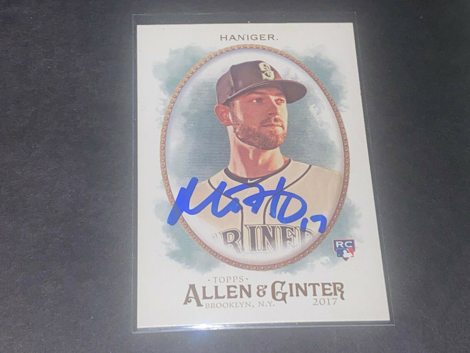 Mitch Haniger Seattle Mariners Auto Signed 2017 Topps Allen Ginter Rookie Card