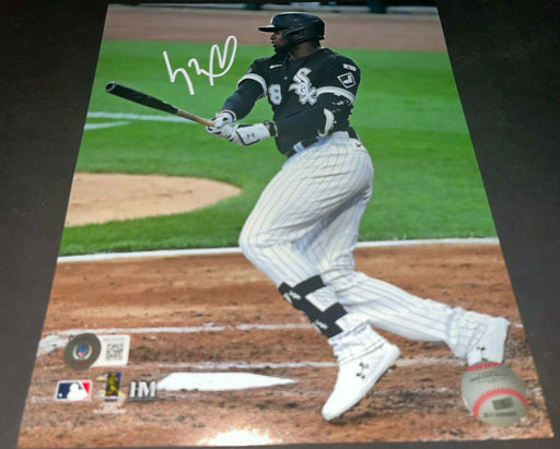Luis Robert White Sox Autographed Signed 8x10 Photo Beckett WIT COA 1st Hit