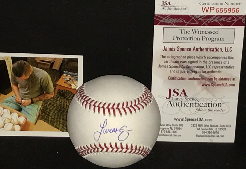Lucas Erceg Milwaukee Brewers Autographed Signed Baseball JSA WITNESS COA