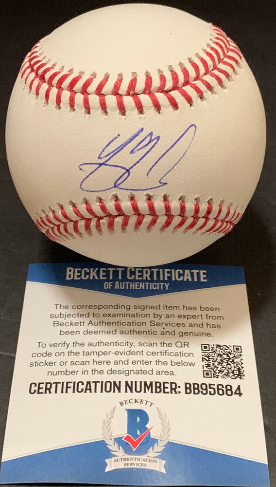 Yasmani Grandal White Sox Autographed Signed Baseball Beckett COA .