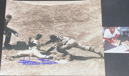 Minnie Minoso Chicago White Sox Autographed Signed 8x10 Sliding