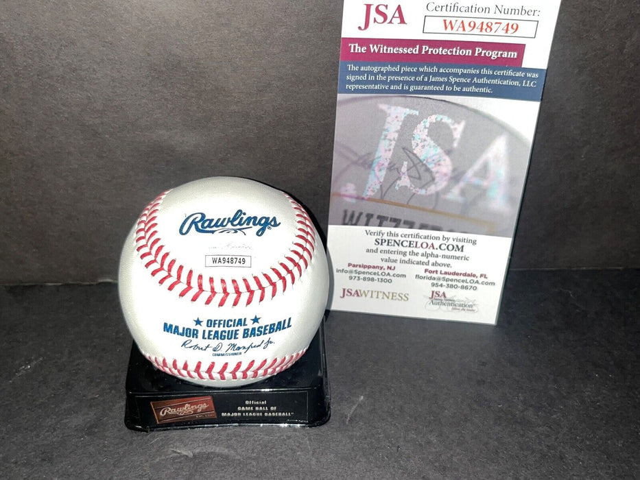 Pete Crow Armstrong Chicago Cubs Auto Signed MLB Baseball JSA COA Go Cubs!